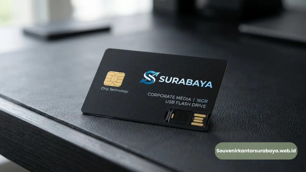Flashdisk Kartu Custom Logo Perusahaan Surabaya