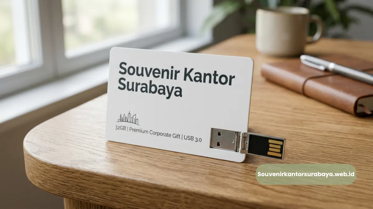 Flashdisk Kartu Kapasitas Besar Souvenir Kantor Surabaya