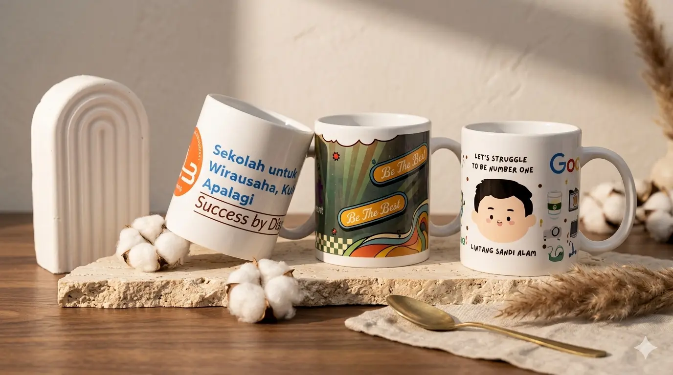 Contoh merchandise perusahaan untuk promosi bisnis