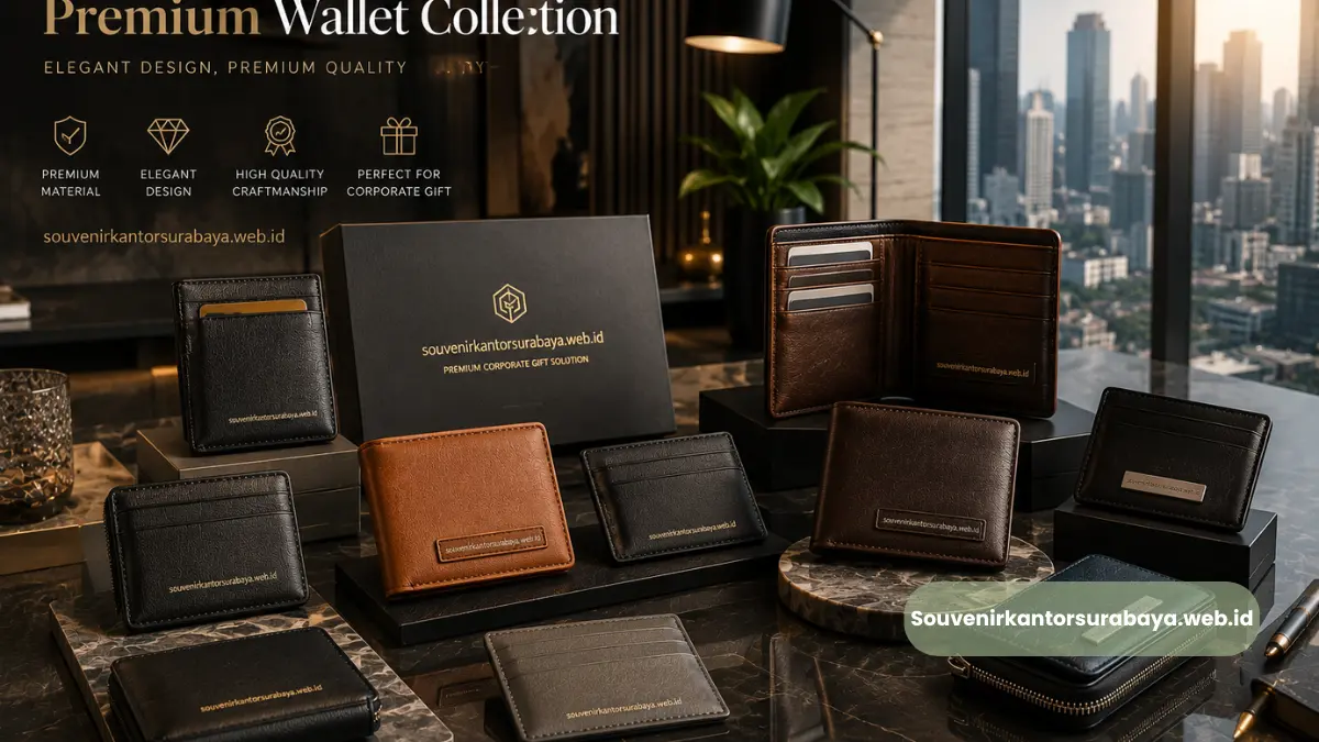Manfaat Dompet Kartu Nama Kulit sebagai Souvenir Korporat